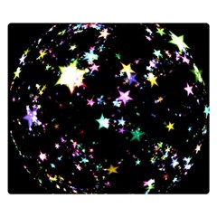 Star Ball About Pile Christmas Double Sided Flano Blanket (small)  by Nexatart