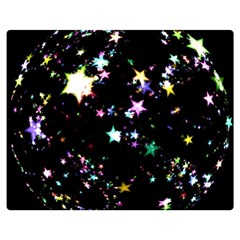 Star Ball About Pile Christmas Double Sided Flano Blanket (medium)  by Nexatart