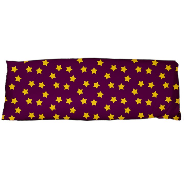 Star Christmas Red Yellow Body Pillow Case (Dakimakura)