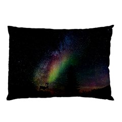 Starry Sky Galaxy Star Milky Way Pillow Case by Nexatart