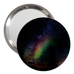 Starry Sky Galaxy Star Milky Way 3  Handbag Mirrors by Nexatart