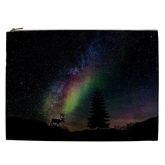 Starry Sky Galaxy Star Milky Way Cosmetic Bag (xxl)  by Nexatart