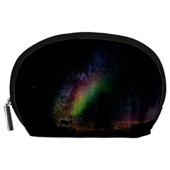 Starry Sky Galaxy Star Milky Way Accessory Pouches (large)  by Nexatart