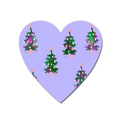 Watercolour Paint Dripping Ink  Heart Magnet