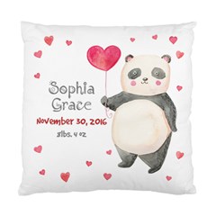 Love Panda Baby Cushion Case (single Sided) 