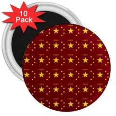 Chinese New Year Pattern 3  Magnets (10 Pack) 