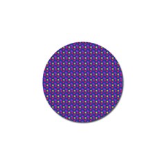 Beach Blue High Quality Seamless Pattern Purple Red Yrllow Flower Floral Golf Ball Marker (10 pack)