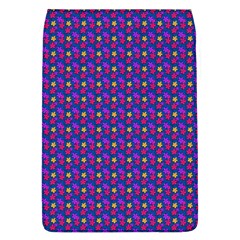 Beach Blue High Quality Seamless Pattern Purple Red Yrllow Flower Floral Flap Covers (L) 