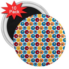 Star Ball 3  Magnets (10 pack) 