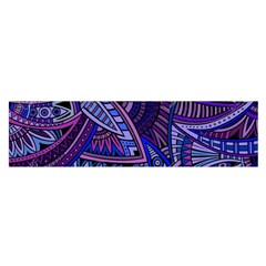 Abstract Electric Blue Hippie Vector  Satin Scarf (oblong) by Brittlevirginclothing