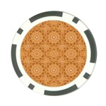 Intricate Modern Baroque Seamless Pattern Poker Chip Card Guard Front