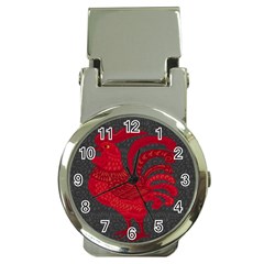 Red Fire Chicken Year Money Clip Watches by Valentinaart