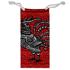 Year Of The Rooster Jewelry Bag by Valentinaart