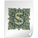 Money Symbol Ornament Canvas 12  x 16   11.86 x15.41  Canvas - 1