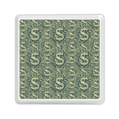 Money Symbol Ornament Memory Card Reader (square)  by dflcprintsclothing