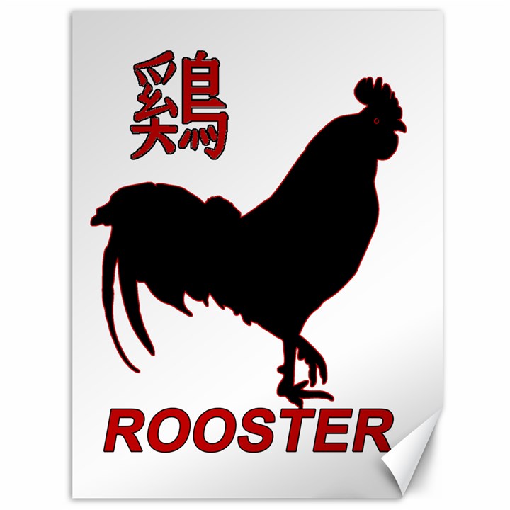 Year of the Rooster - Chinese New Year Canvas 36  x 48  