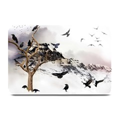 Birds Crows Black Ravens Wing Plate Mats