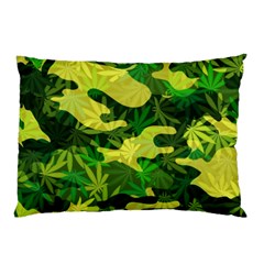 Marijuana Camouflage Cannabis Drug Pillow Case (two Sides) by Amaryn4rt