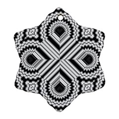 Pattern Tile Seamless Design Ornament (Snowflake)