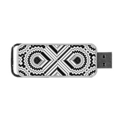 Pattern Tile Seamless Design Portable USB Flash (One Side)