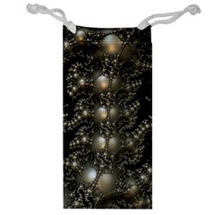 Fractal Math Geometry Backdrop Jewelry Bag by Amaryn4rt