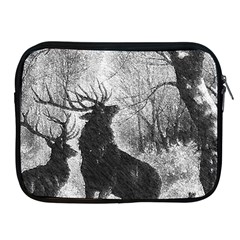 Stag Deer Forest Winter Christmas Apple Ipad 2/3/4 Zipper Cases by Amaryn4rt