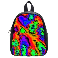 Hot Fractal Statement School Bags (small)  by Fractalworld