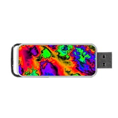 Hot Fractal Statement Portable Usb Flash (one Side) by Fractalworld