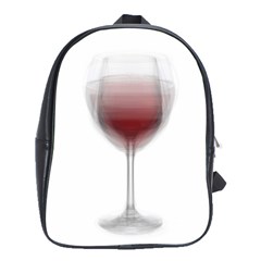 Wine Glass Steve Socha School Bags(large) 