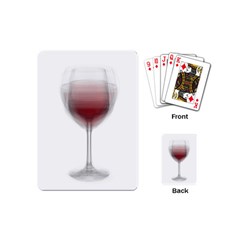 Wine Glass Steve Socha Playing Cards (mini)  by WineGlassOverlay