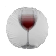 Wine Glass Steve Socha Standard 15  Premium Round Cushions by WineGlassOverlay