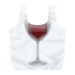 Wine Glass Steve Socha Full Print Recycle Bags (l)  by WineGlassOverlay