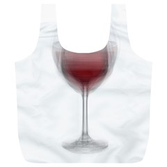 Wine Glass Steve Socha Full Print Recycle Bags (l) 