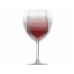 Wine Glass Steve Socha Double Sided Flano Blanket (medium)  by WineGlassOverlay