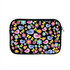 Spring Pattern - Black Apple Macbook Pro 15  Zipper Case by Valentinaart