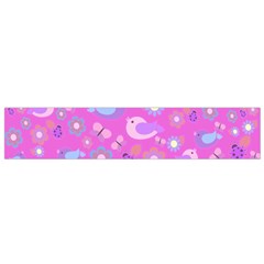 Spring Pattern - Pink Flano Scarf (small) by Valentinaart