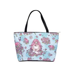 Space Roses Shoulder Handbags by electrogiraffe