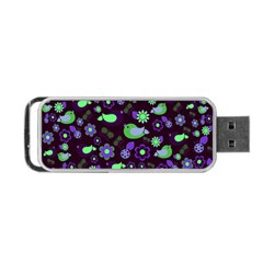 Spring Night Portable Usb Flash (two Sides) by Valentinaart