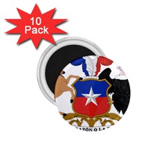 Coat Of Arms Of Chile 1 75  Magnets (10 Pack)  by abbeyz71