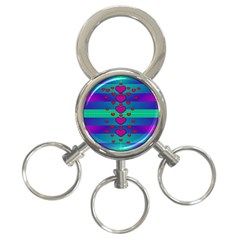 Hearts Weave 3-ring Key Chains by pepitasart