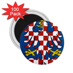 Flag Of Moravia  2 25  Magnets (100 Pack) 