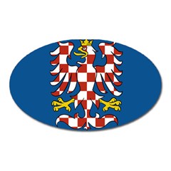 Flag Of Moravia  Oval Magnet