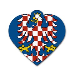 Flag Of Moravia Dog Tag Heart (one Side) by abbeyz71