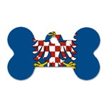 Flag of Moravia Dog Tag Bone (One Side) Front