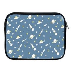 Space Saturn Star Moon Rocket Planet Meteor Apple iPad 2/3/4 Zipper Cases