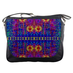 Festive Decorative Moonshine Messenger Bags by pepitasart