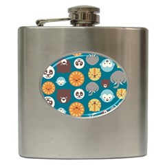 Animal Pattern Hip Flask (6 Oz)