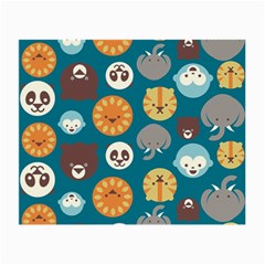 Animal Pattern Small Glasses Cloth (2-side) by Nexatart