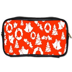 Backdrop Background Card Christmas Toiletries Bags by Nexatart