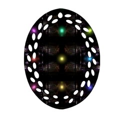 Abstract Sphere Box Space Hyper Ornament (oval Filigree) by Nexatart